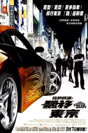 粤语配音电影狂野时速3:漂移东京 速度与激情3:东京漂移 玩命关头3:东京甩尾 The Fast and the Furious: Tokyo Drift